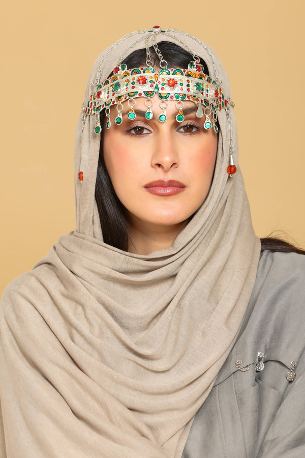 Cotton Kashmiri - Beige