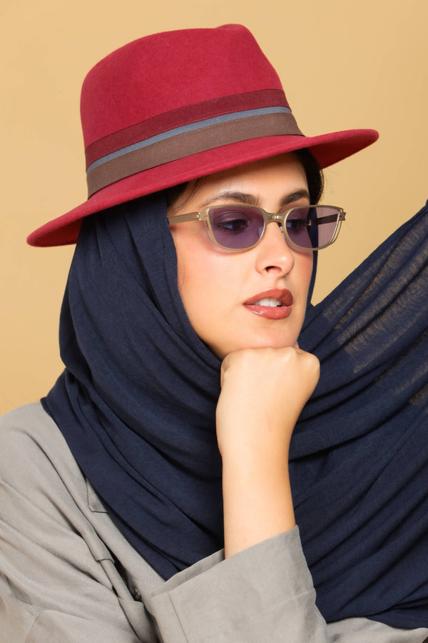 Cotton Kashmiri - Navy Blue