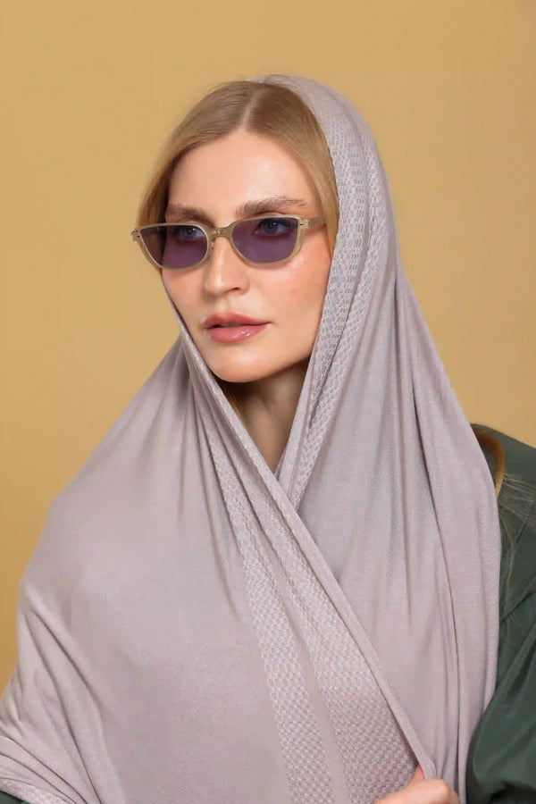 Cotton Premium Checked - Pink Nude