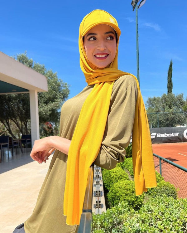 Cap Scarf - Mustard Yellow