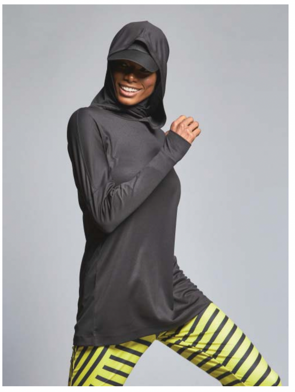 Tunic Sport Hooded - Black