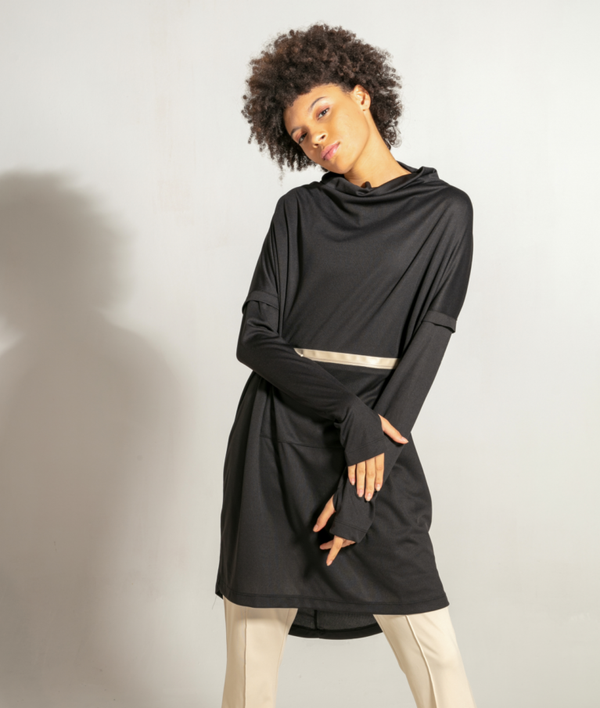 Tunic Sport Kangaroo - Black