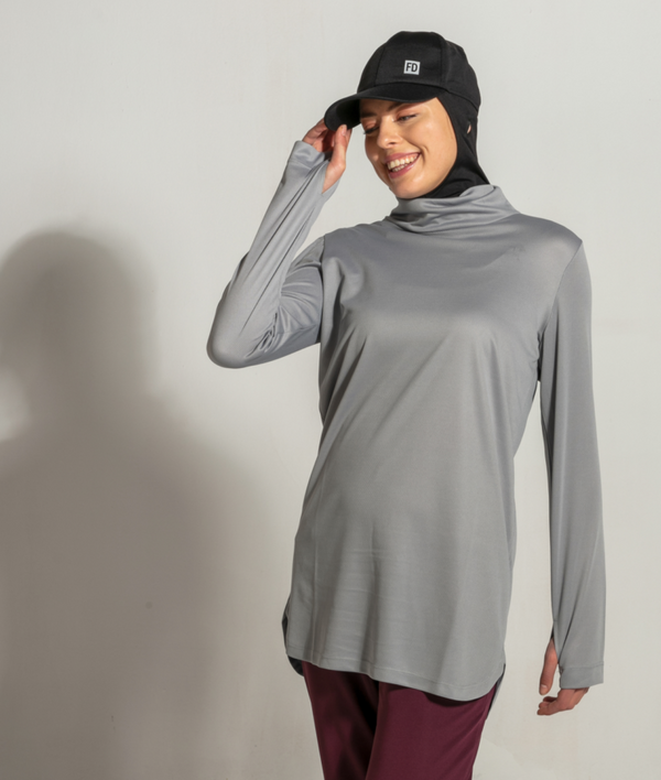 Tunic Sport Turtle Neck - Grey