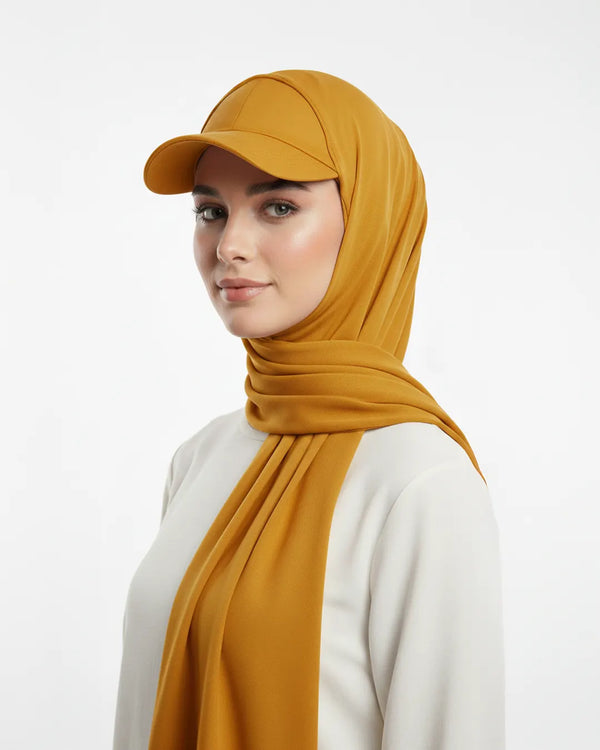 Cap Scarf - Camel
