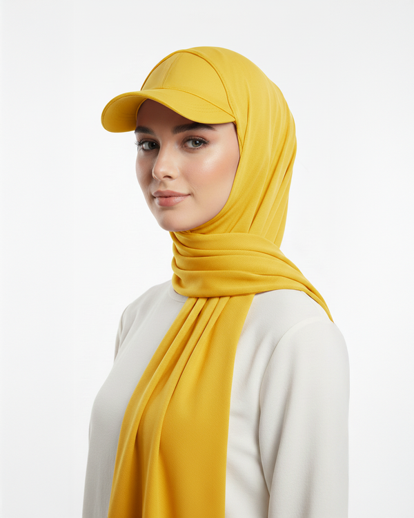 Cap Scarf - Anise Yellow