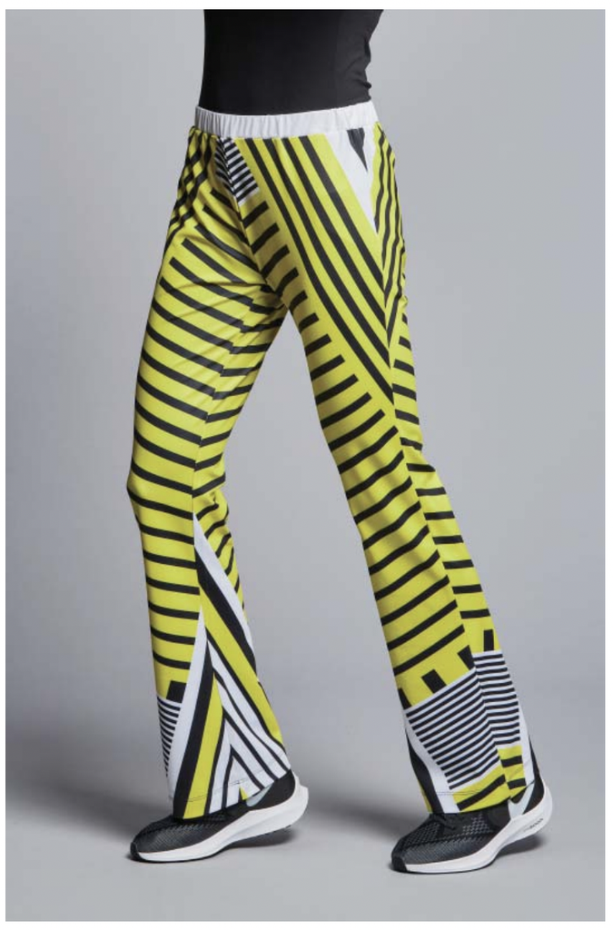 Pantalon Sport Pattern Jaune